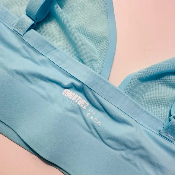 Aerie Smoothez Mesh Unlined Pull On Bra - Picture 4 of 5